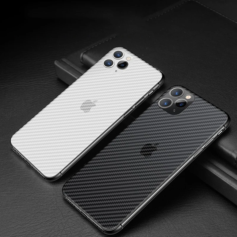 Задняя пленка из углеродного волокна для Apple iPhone 11 Pro 11Pro Max 3D полное покрытие