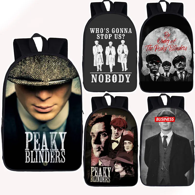 

Vintage Peaky Blinders Backpack Women Men Rucksack Children School Bags for Teenager Boys Girls School Backpack Book Bag