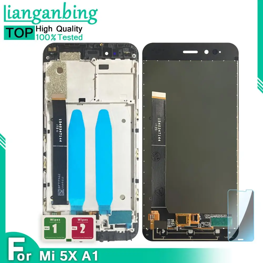 Новый ЖК дисплей для Xiaomi Mi A1 сенсорный экран дигитайзер в сборе Замена Для MiA1 Mi5X 5X