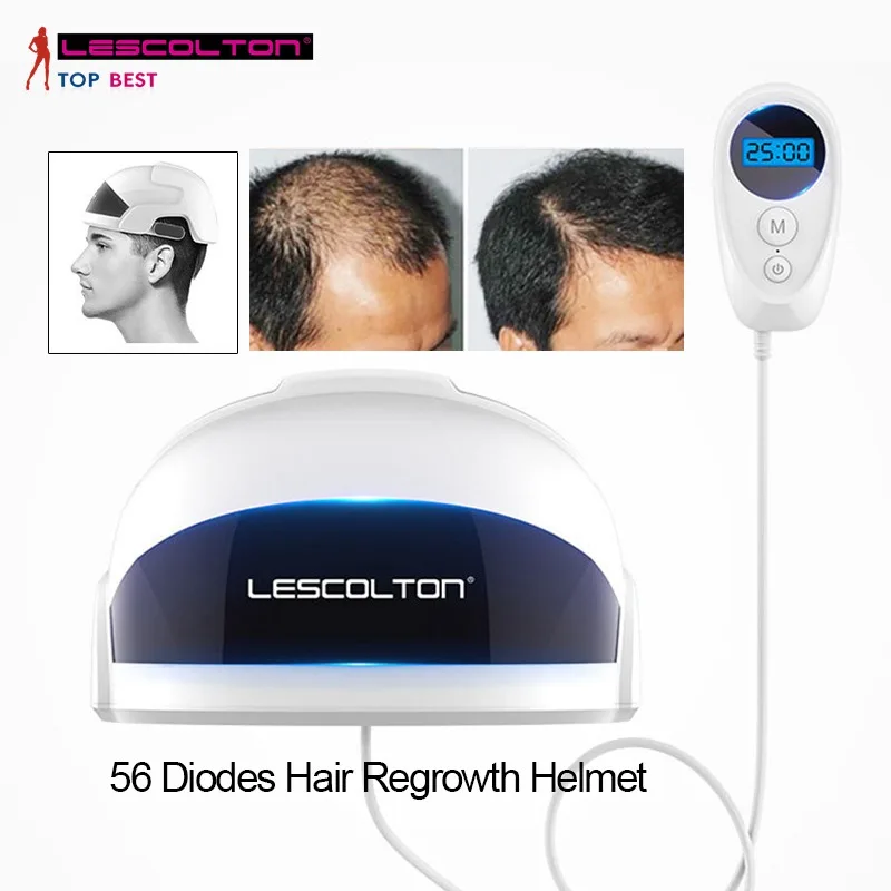 Новинка 2021 лазерный шлем для роста бороды Regrow 68 медицинских мужчин и женщин