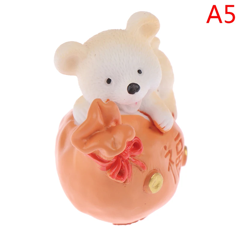 Мультфильм экшн фигурки животных Lucky состояние отправки денежных средств Мышь