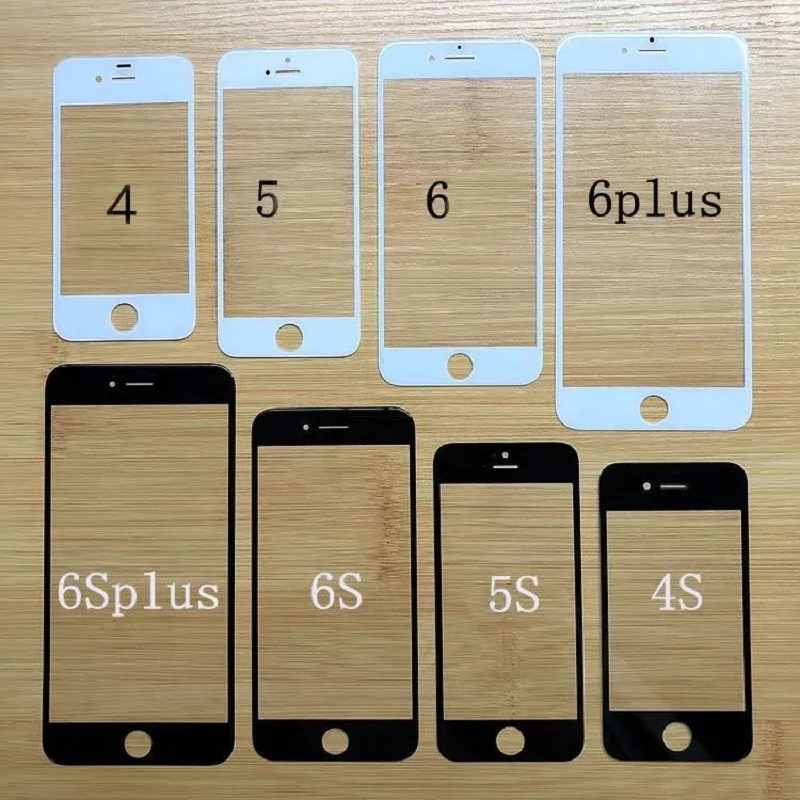 Внешний ЖК экран для iPhone 4 5 6 6s Plus шт. сенсорное стекло передняя панель рамка с