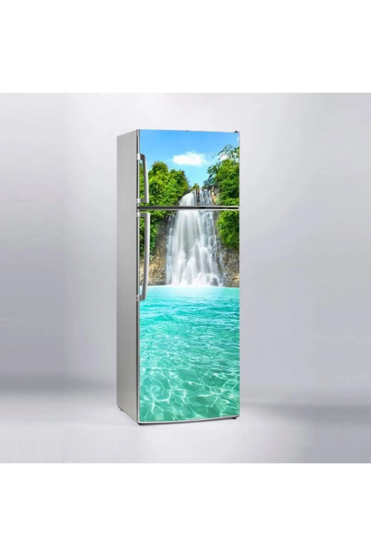 

Refrigerator Sticker Label Plating Waterfall