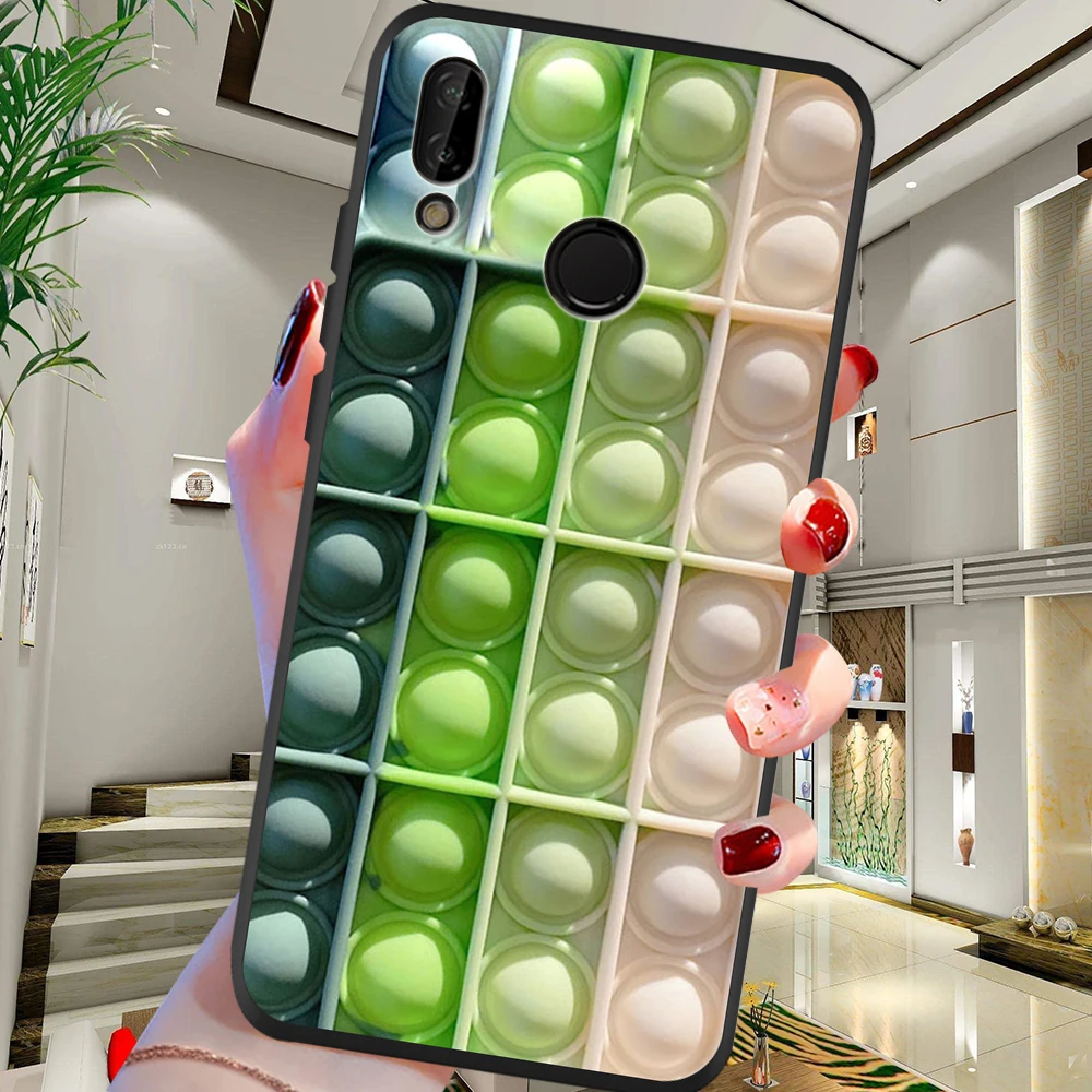 

Bubble Fidget Reliver Stress Antistress for Huawei P50 P40 P30 P20 P10 P8 Lite 2017 Mate 30 20 10 Lite Pro Phone Case Coque etui