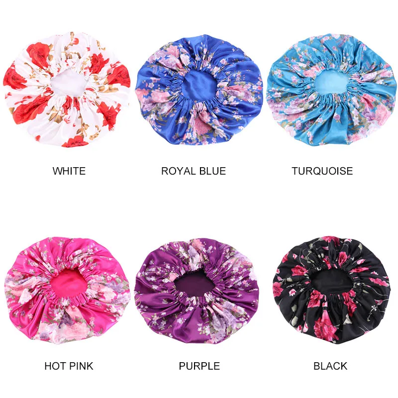 Очень большая атласная Женская шапочка с подкладкой большой размер красивый