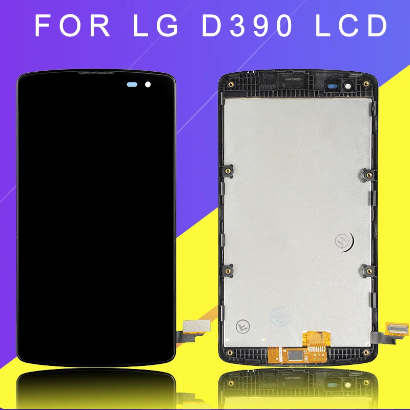 Catteny Замена Дисплей для LG D390 ЖК дисплей D295 L Fino кодирующий преобразователь