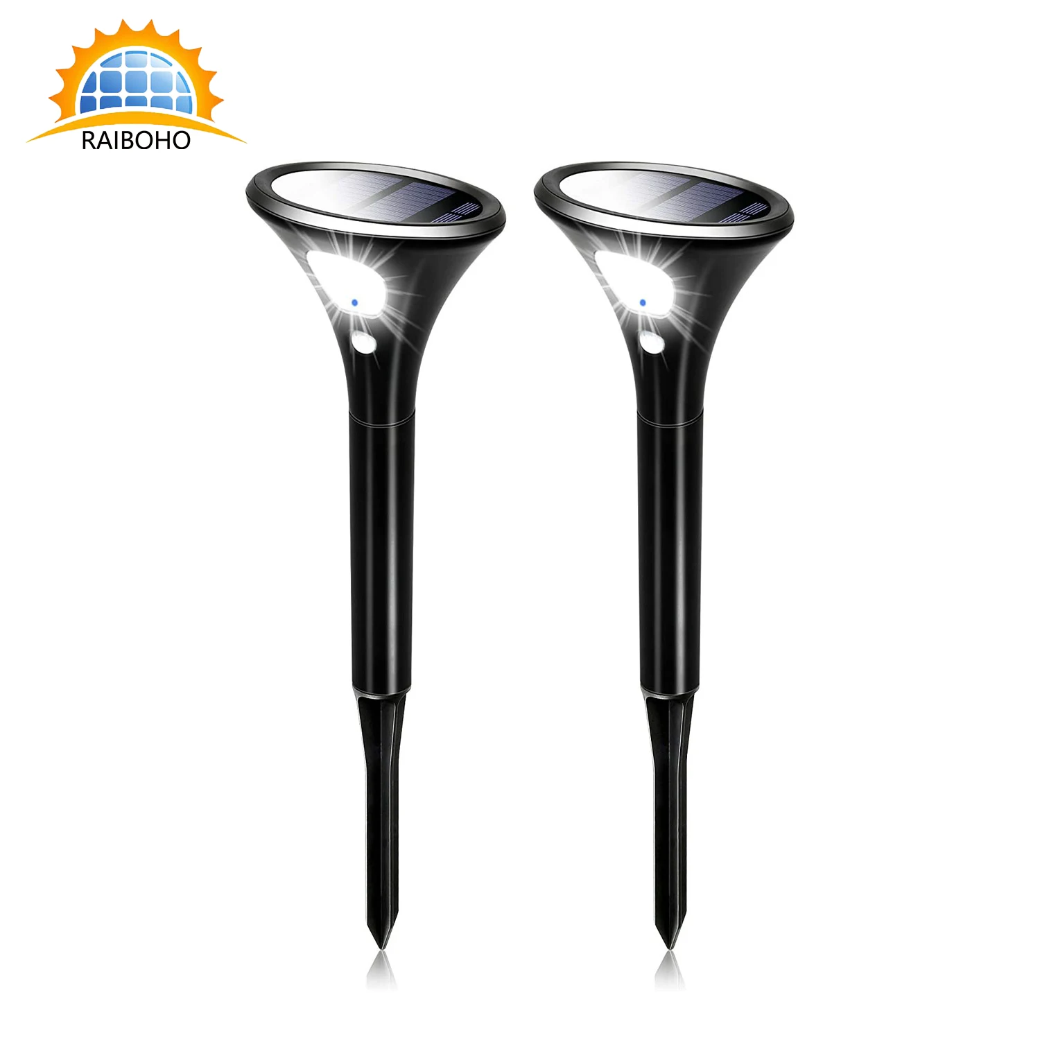 2 шт солнечный светильник водонепроницаемый авто вкл/выкл беспроводной