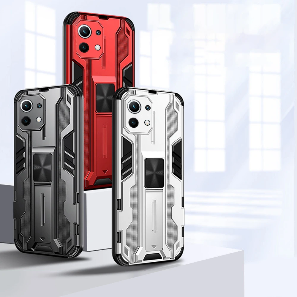 

Magnetic Armor Phone Case For Xiaomi10S T 11Lite 11 Utral Pro Redmi 40 Note9 10 Pro Shockproof Protection Ring Stand Back Covers