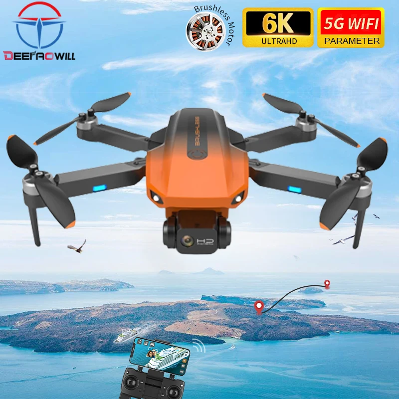 

Новый Rg-101 Дрон 4k 6K Hd Профессиональный бесщеточный двигатель Rc вертолеты 5G Wifi Fpv камера дроны Gps Квадрокоптер расстояние 3 км
