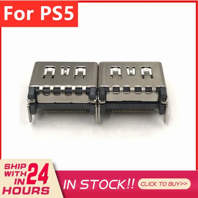 

5pcs HDMI-compatible Interface For PS5 HDMI-compatible Port Socket Interface For Sony Play Station 5 Connector
