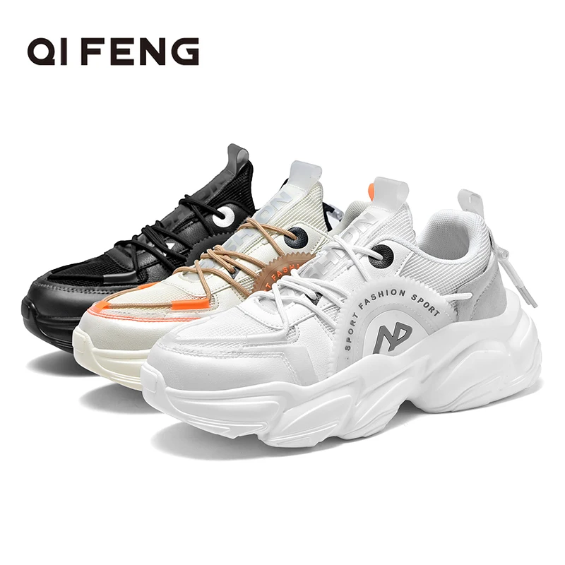 

2022 New Arrivals Mens Fashion Running Casual Shoes White Non-slip Footwear Summer Comfortable Sneakers Black Sport Shoes Women