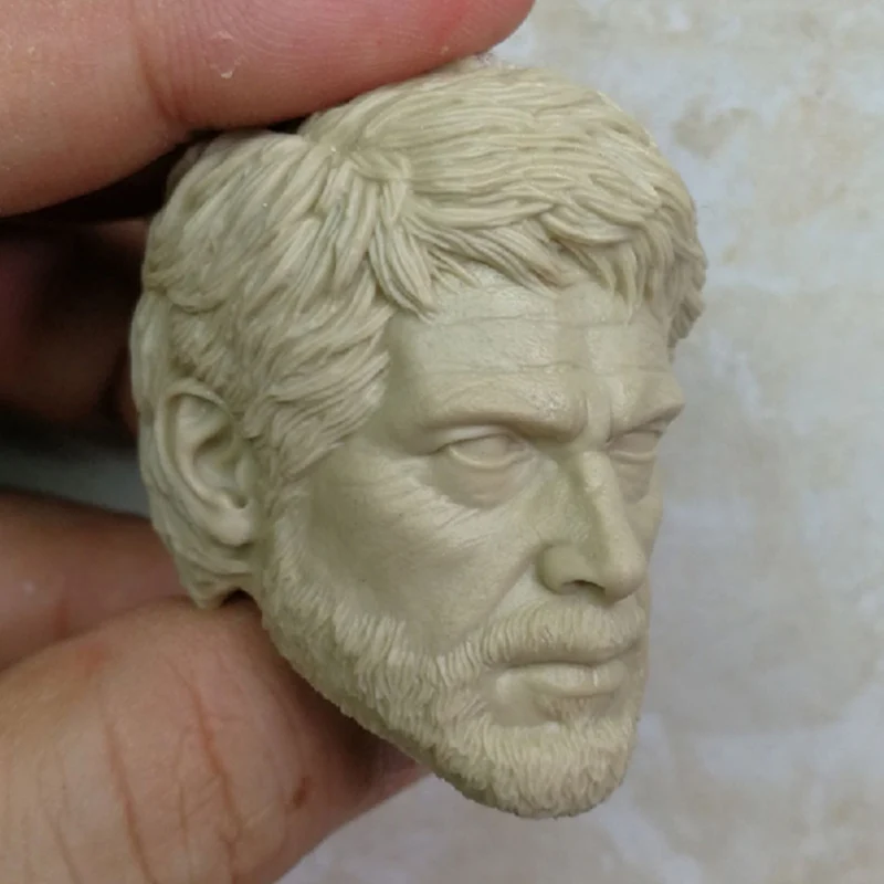 1/6 масштаб The Last Of US голова Джо Джоэла резьба по голове модель Неокрашенная