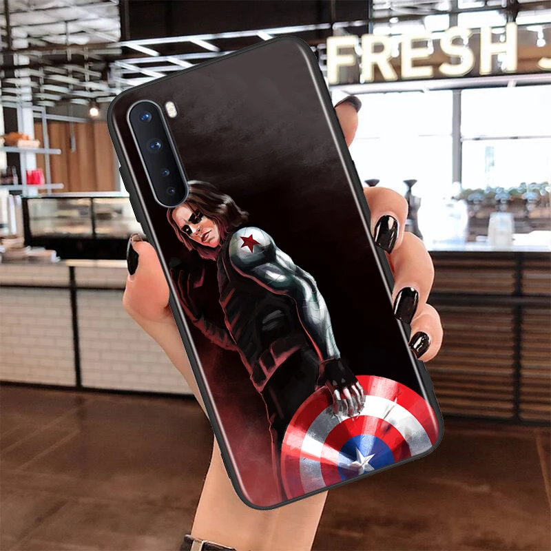 

Soft TPU Cover Falcon and Winter Soldier for OnePlus Nord N100 N10 8T 8 7T 7 6T 6 5T Pro Black Phone Case