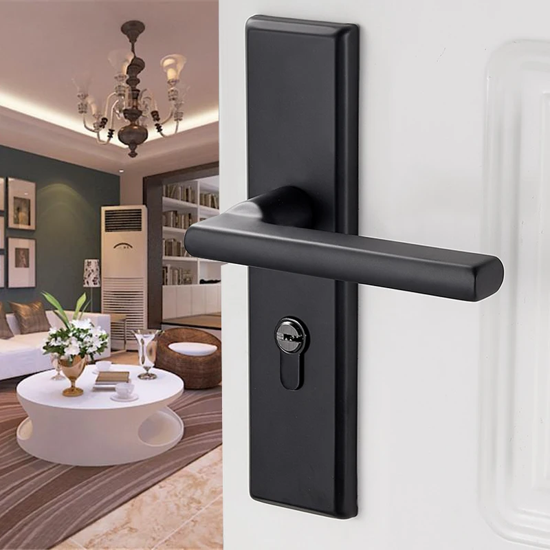 

Stainless Steel Door Lock Indoor Bedroom Door Lock Toilet Household Wooden Door Lock
