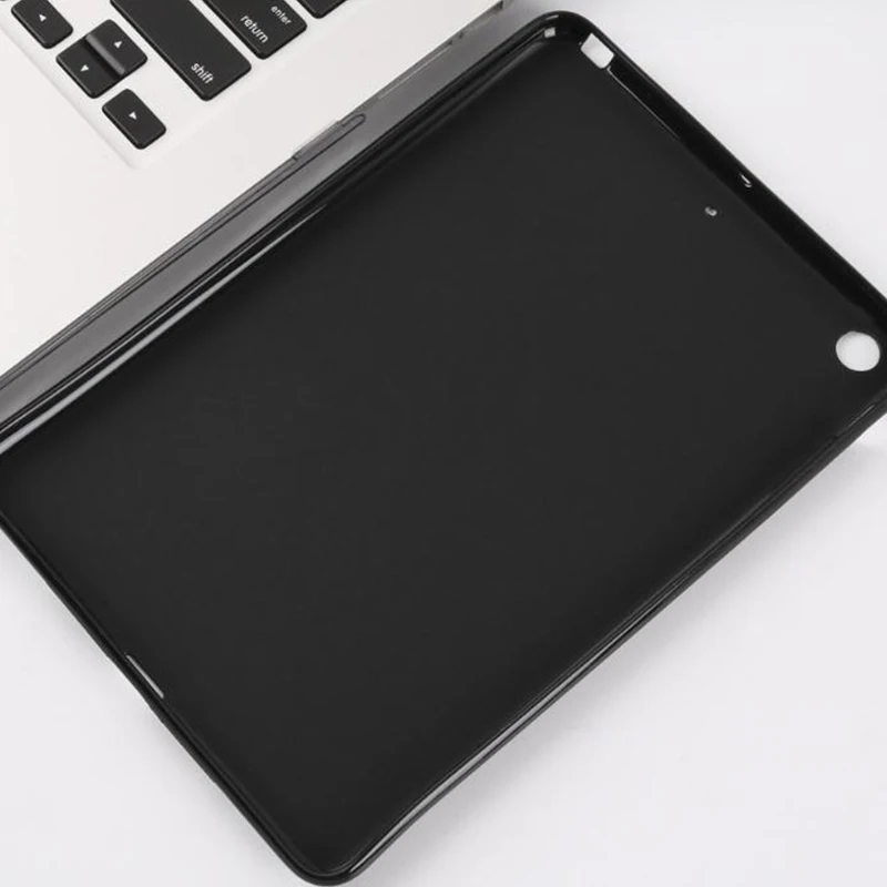 

Soft Silicone TPU Smart Tablet Back Cover For Apple iPad mini 1 2 3 Shockproof Black Case for iPad mini1 mini2 mini3 7.9'' Funda