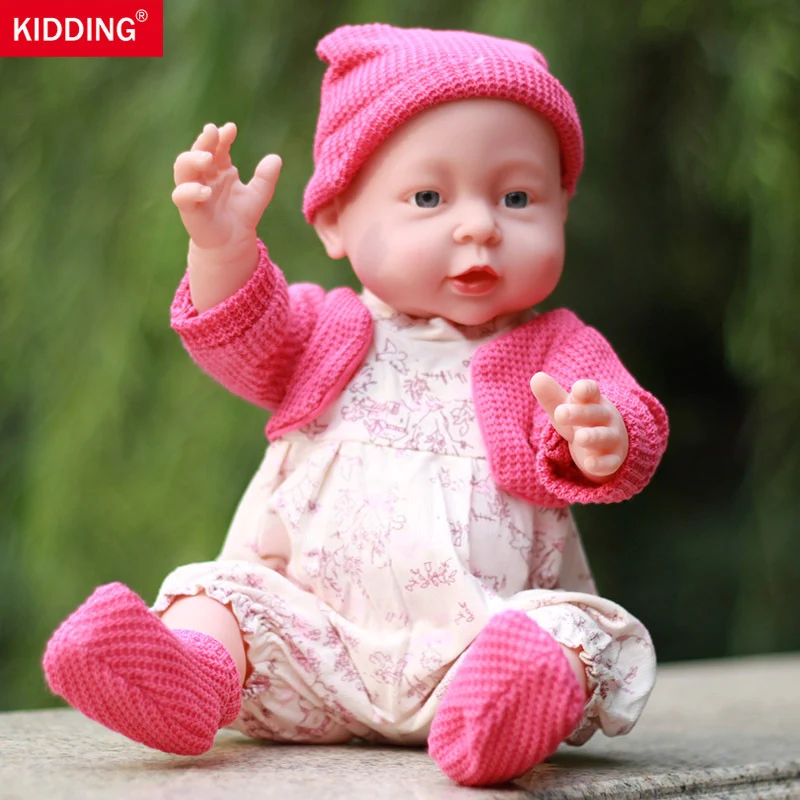 

41cm Newborn Reborn Doll Baby Simulation Soft Vinyl Children Dolls Children Kindergarten Lifelike Toys for Girls Birthday Gift