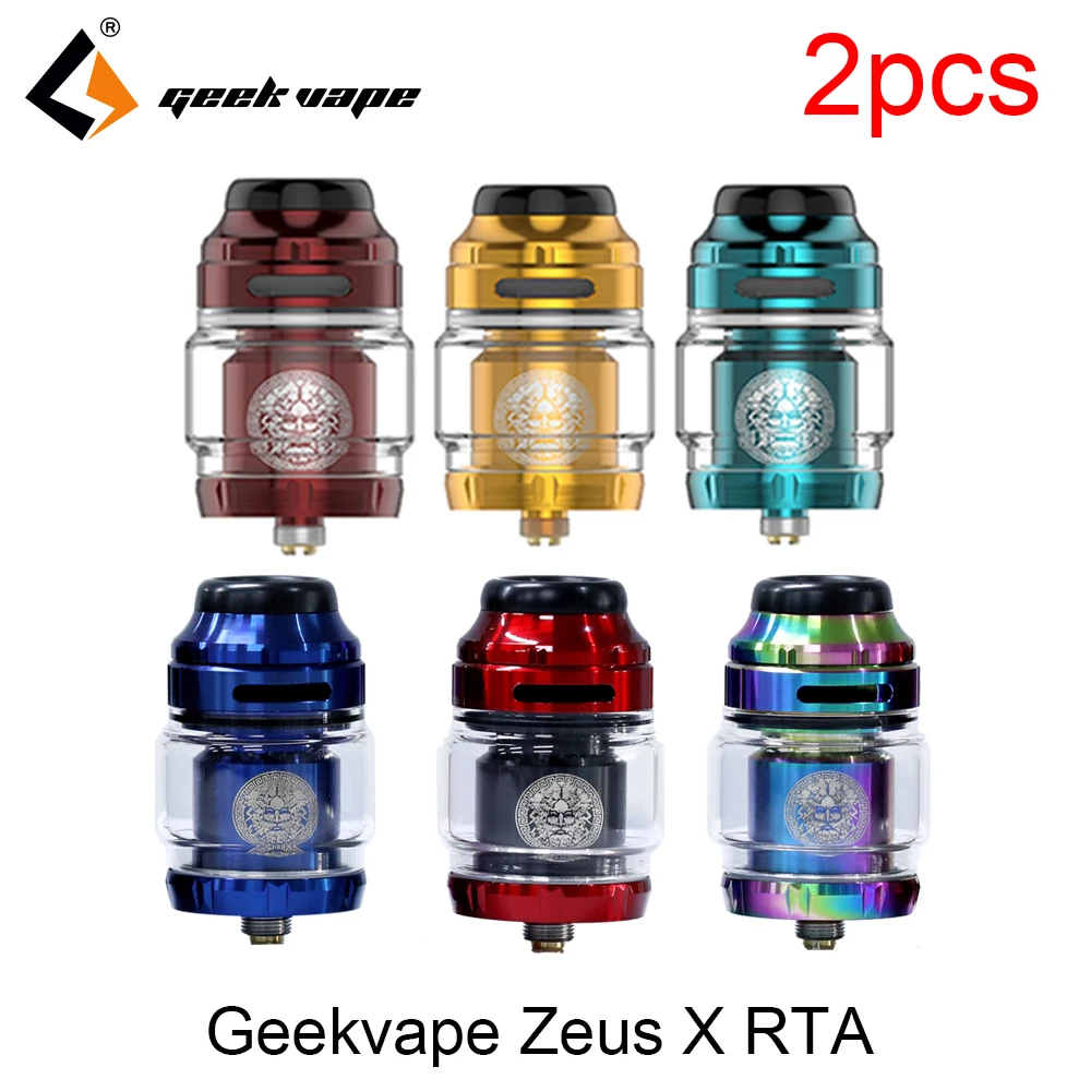 Резервуар для вейпа Geekvape Zeus X RTA 2 шт./лот емкость резервуара 4 5 мл дрип-тип 810 Delrin