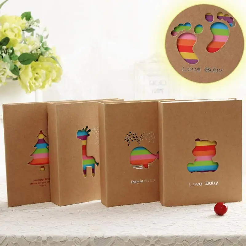 7-дюймовый Карманный фотоальбом 100 шт. для хранения фотографий альбом детей