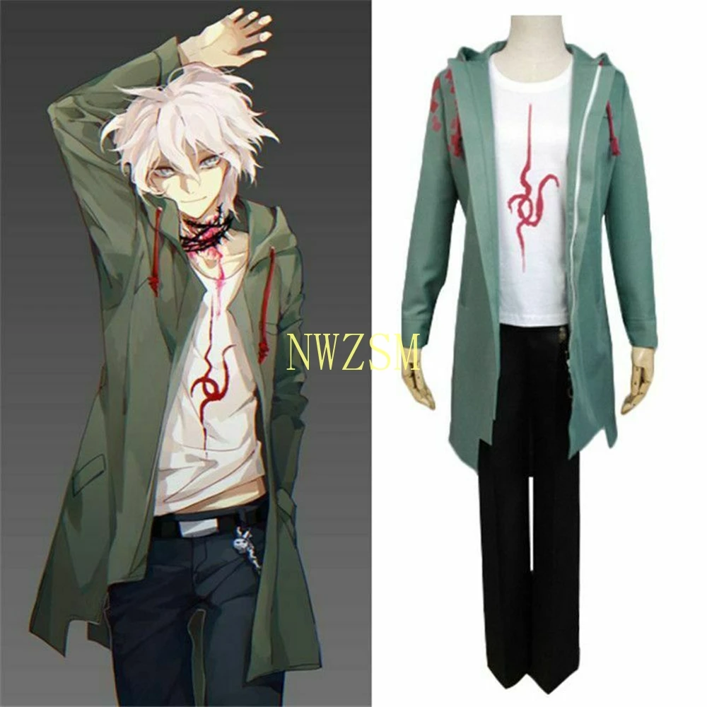 Куртка Мужская/женская из аниме Супер данганронпа 2 плащ костюм для косплея