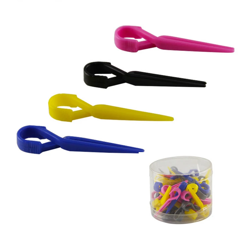 

50pcs/Pack Plastic Hair Perm Clips Small Size Hairdressing Clip For Hair Coloring Salon Hairstyling Tools Clip For Hairdresser