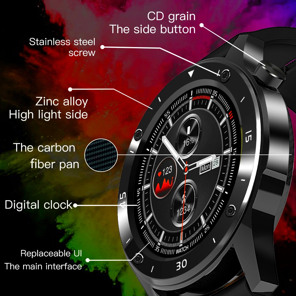 Смарт часы мужской браслет фитнес трекер женские носимые устройства умные