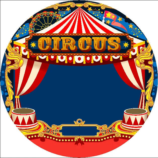 8x8FT круглый кулон покрытый Circue вечерние флаги палатка чехол типа &quotсделай сам&quot