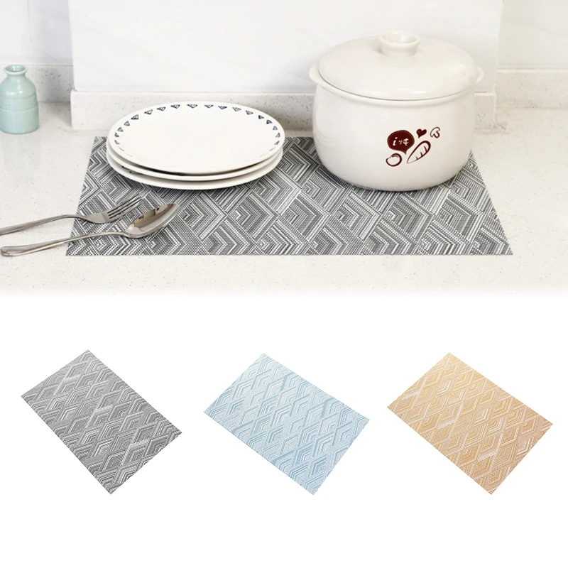 1 шт. плетение столовых модные циновка из ПВХ коврик колодки дискового тормоза