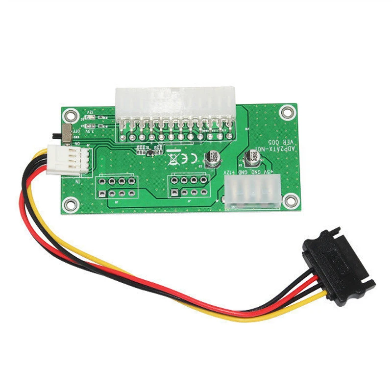 Заглушка для ПК настольный блок питания ATX 24Pin двойной Питание синхронизации