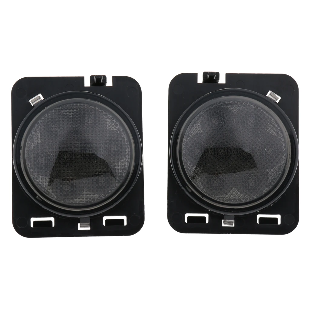 Пара светодиодный сигнал поворота W/ Fender боковой светильник объектив дыма для 07-17