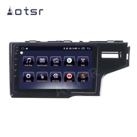 aotsr car player android for honda fit jazz 2013 2017 auto radio gps navigation dsp autostereo central multimidia 10 unit