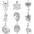 Новые ювелирные изделия Стразы, животные, лошадь, Сова, черепаха, ожерелье с защелкой, подходит для 20 мм, 18 мм, кнопки, ювелирные изделия, подвеска с защелкой, ювелирные изделия