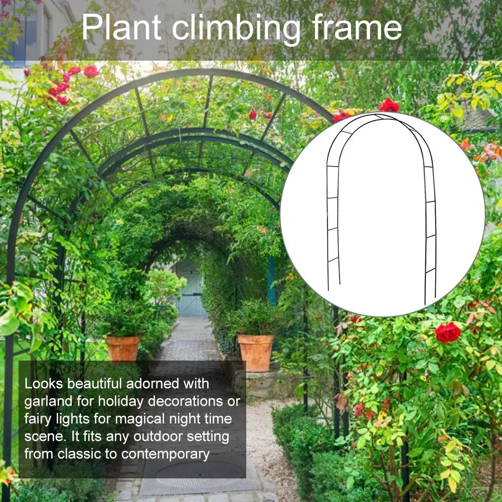 

Wedding Arch Lightweight Arch Flower Stand For Wedding Birthday Party Decoration Plant Climbing Frame Easy To Assemble