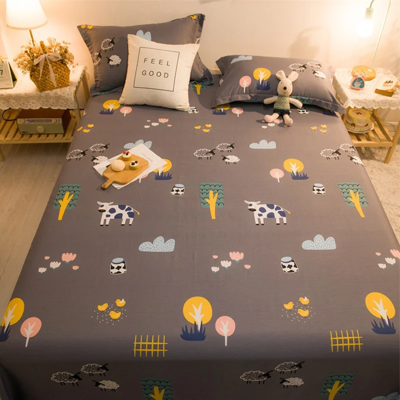 Хорошее качество простыня из хлопка детские постельные принадлежности для