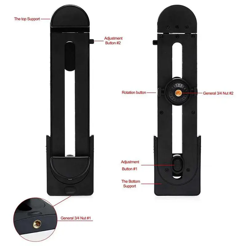 Универсальный Регулируемый держатель для штатива iPhone iPad Air Pro Mini и Android Tablet Pad