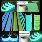 2 см * 5 м светящаяся лента самоклеящаяся светящаяся Ночнаятемная безопасная сценическая яркая предупреждаПредупреждение безопасная лента