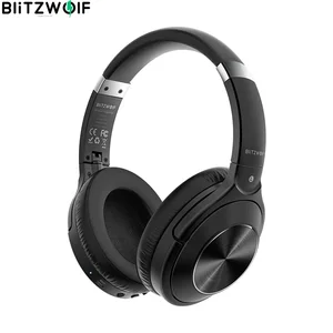 Blitzwolf bw-hp3 wireless bluetooth headphone 40mm driver graphene diaphragm hifi stereo over-ear noise canceling gaming headset 1 Item image