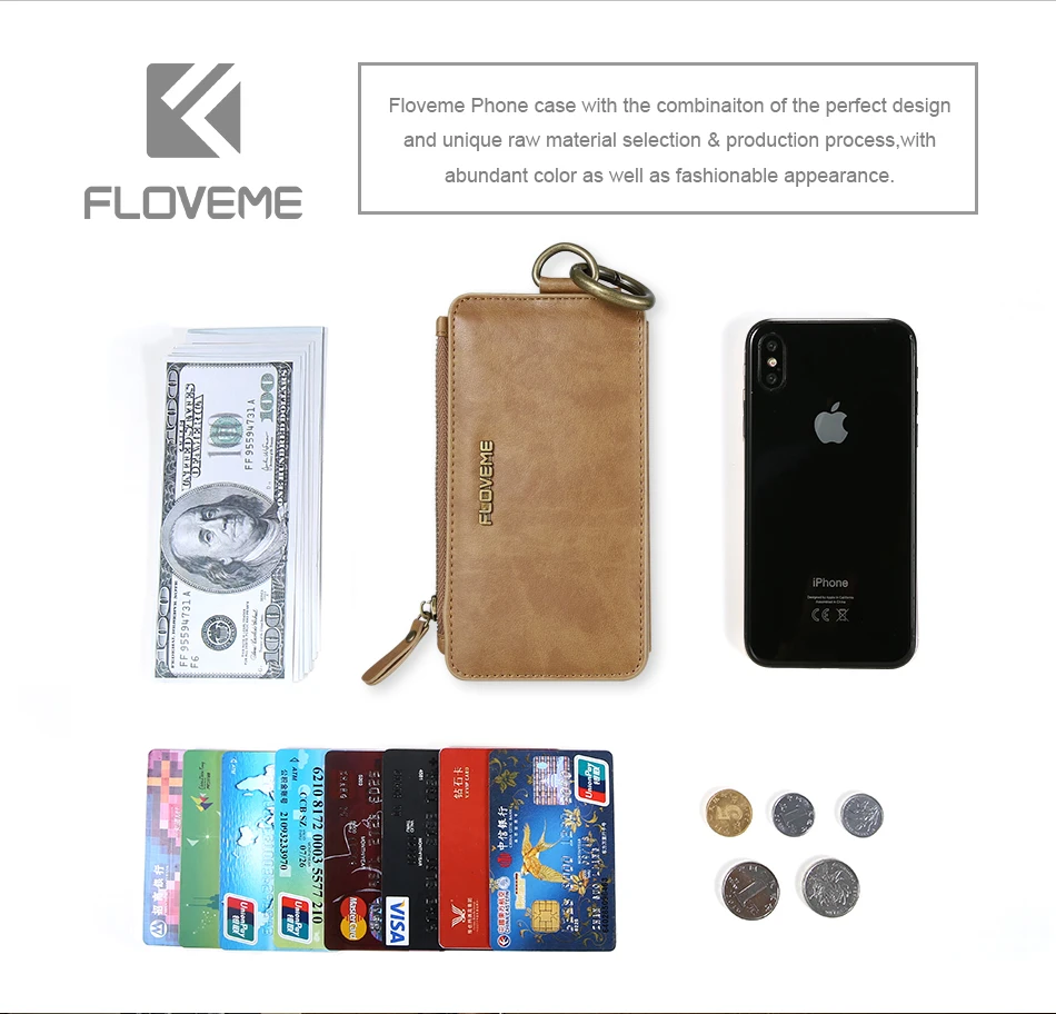 Винтажный чехол для телефона FLOVEME с отделением для визиток для samsung S9 S10 S10E S10 plus, роскошный кожаный чехол для samsung note 10 Plus 8 9 Funda