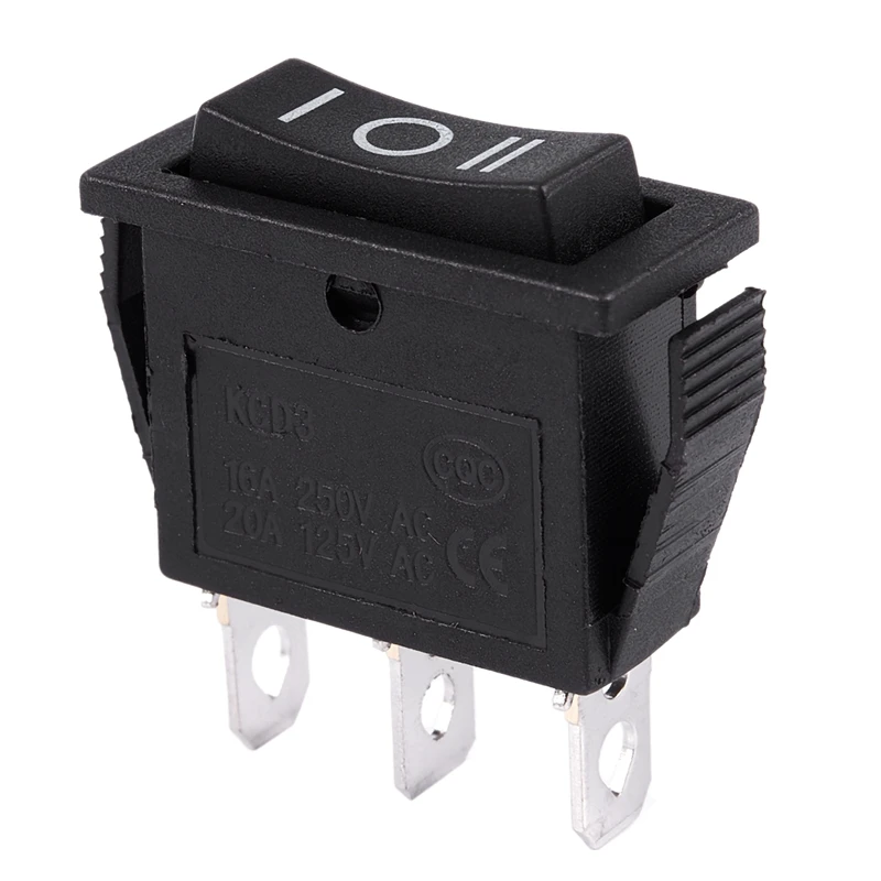 AC15A/250 V 20A/125V 3 контактный SPDT ВКЛ ВЫКЛ позиционный кнопочный