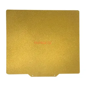 energetic anycubic vyper double sided texured pei powder coated spring steel sheet build plate 265x250mm for 3d printer parts free global shipping