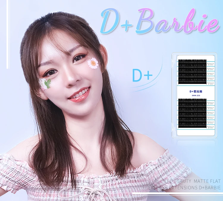 Efc beauty матовые плоские накладные ресницы D+ PROFUSION эпатажные локоны мягче эллипс плоские ресницы разделенные кончики ресниц