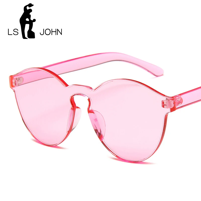 LS JOHN без оправы сексуальные Солнцезащитные очки женские брендовые дизайнерские