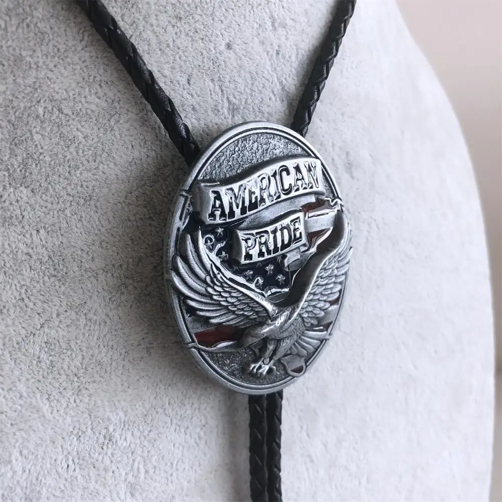 Розничная продажа галстук Bolo (американский флаг орла) Прямая поставка с завода