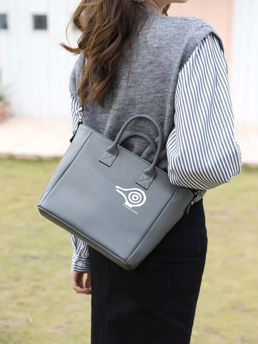 Сумка-тоут Orabird женская из мягкой натуральной кожи модная повседневная Сумочка