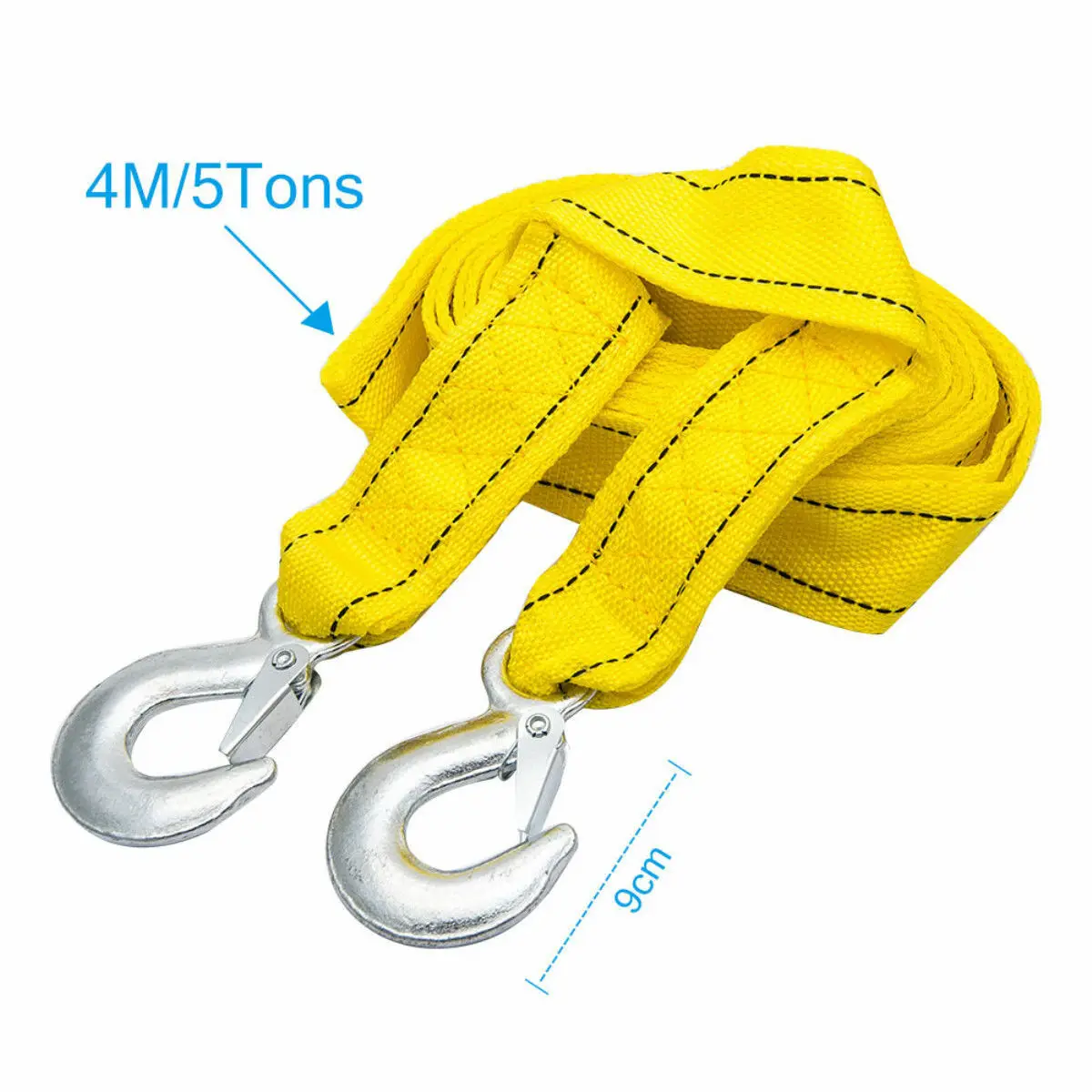 4 м сверхмощный 5 тонный трос для грузовиков ремень захвата внедорожных тросов