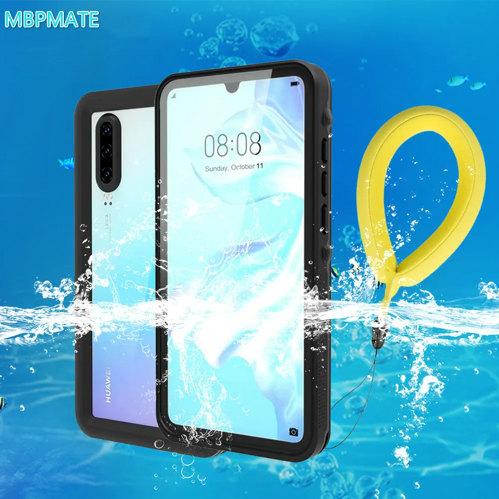 Для huawei P30 Pro водонепроницаемый IP68 Дайвинг Плавание доказательство пылезащитный