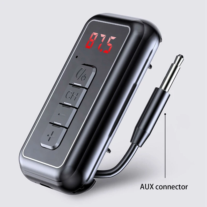 

2-IN-1 Wireless Audio Transmitter Receiver Car Bluetooth Transmitter MP3 Player Handsfree Aux Bluetooth Dongle Dual USB Charge