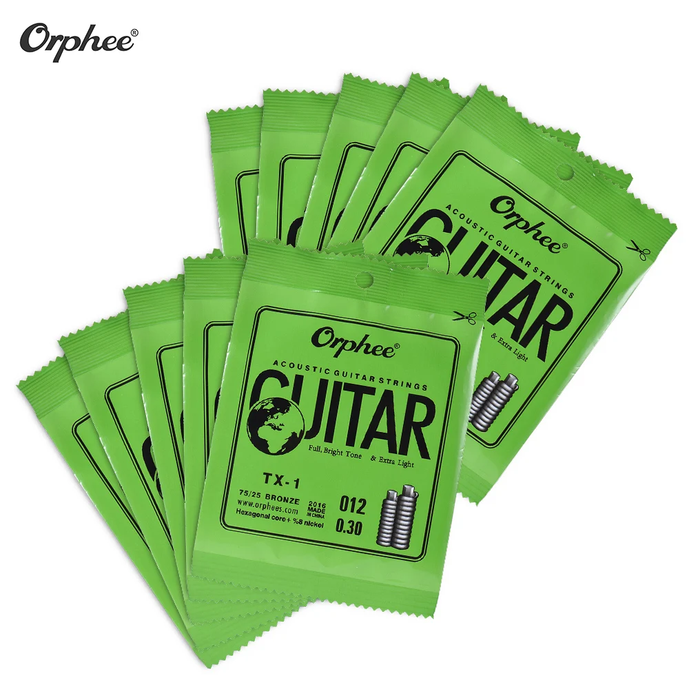 Orphee TX 1 одна гитара струна для акустической фольклорной гитары 10 Pack