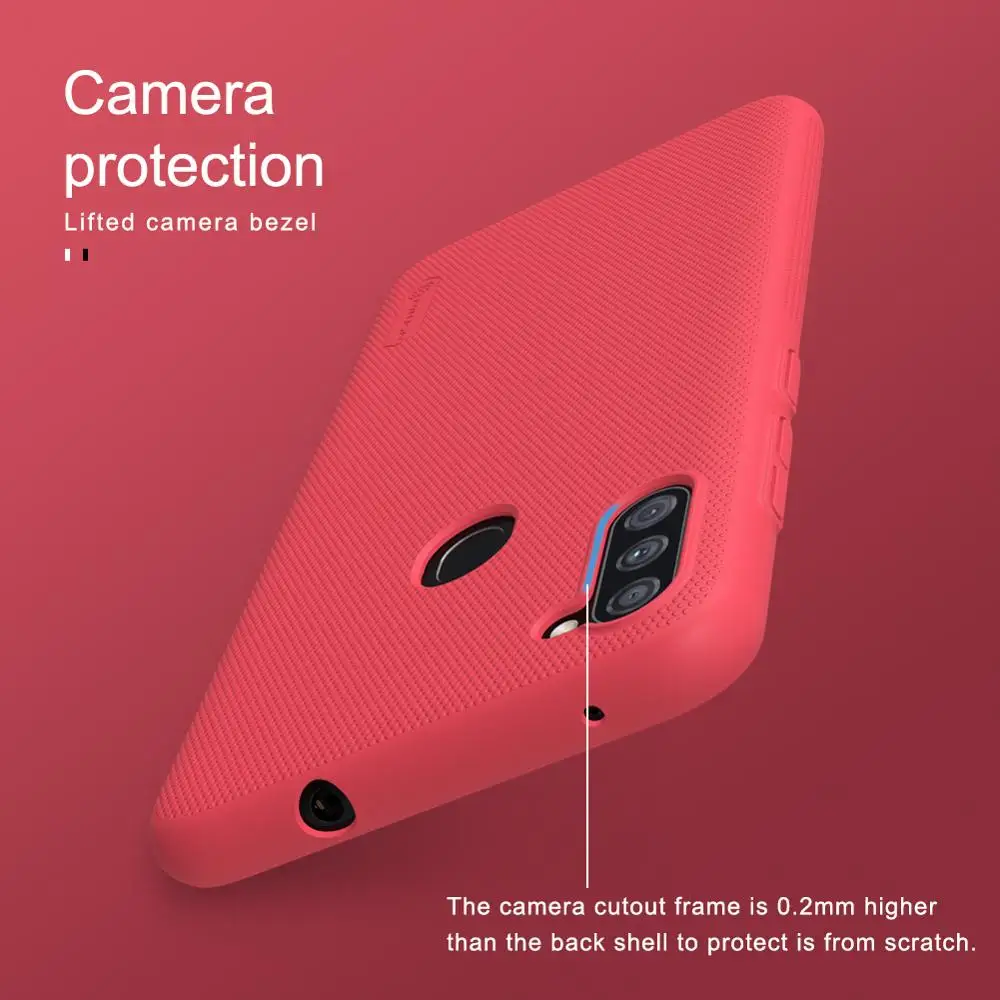 

for Samsung Galaxy A41 Case Cover NILLKIN Super Frosted Shield matte hard back cover Mobile phone shell for samsung galaxy a11