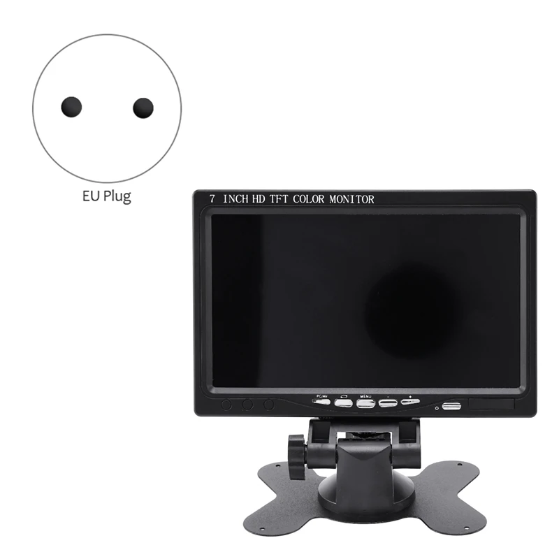 7 дюймов Портативный монитор 1024X600 Дисплей совместимому с HDMI/VGA/AV фотографии