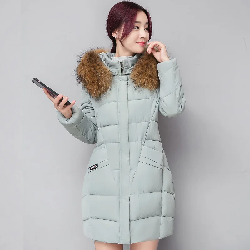 Новинка зимняя стильная одежда больших размеров с хлопковой подкладкой Модная